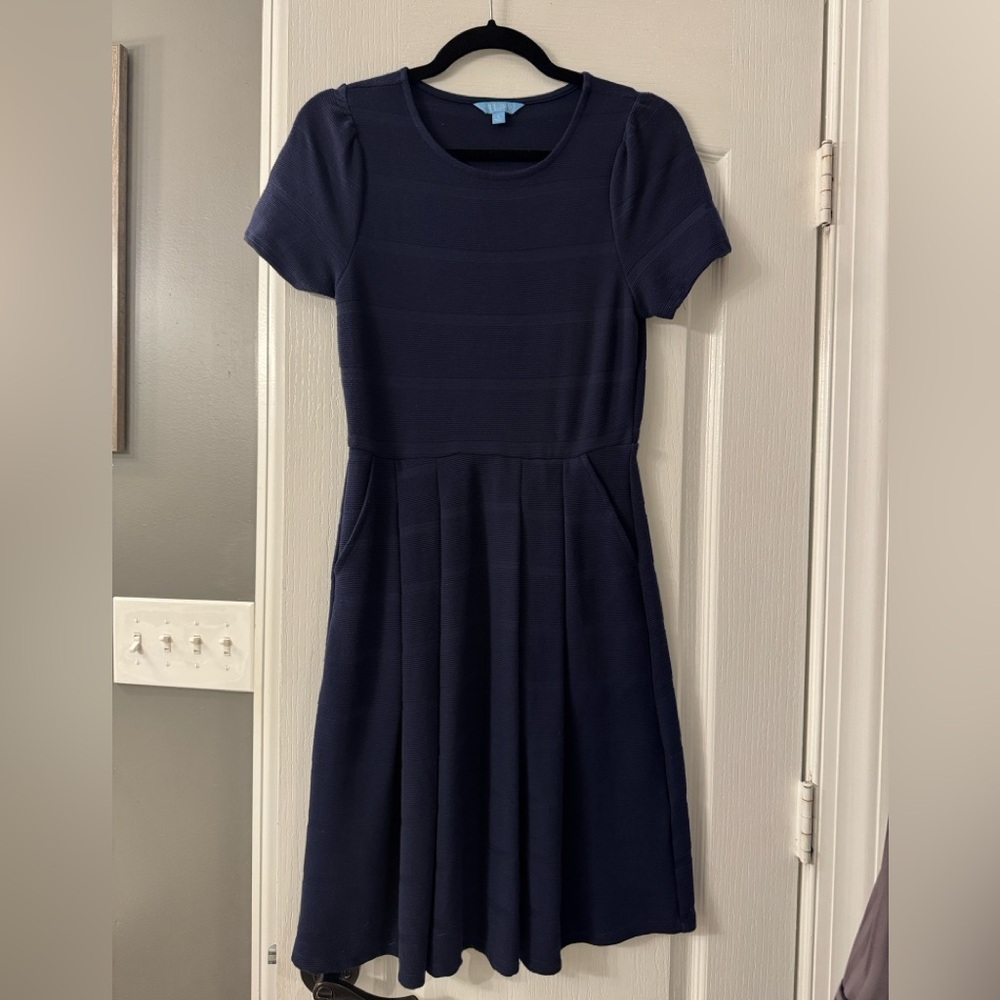 Draper James Classic Navy Mini Dress